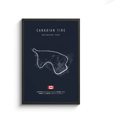 DecorBites™ F1 Circuit Canvas Painting - Motorsport Wall Art