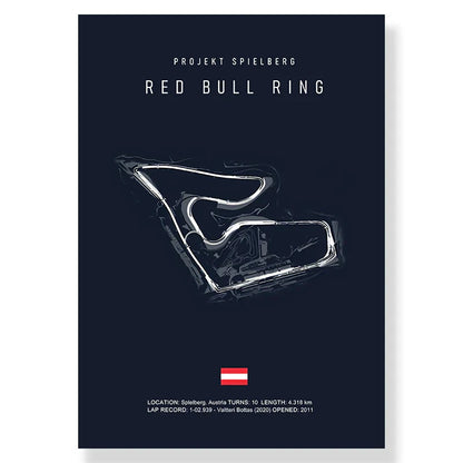 DecorBites™ F1 Race Track Canvas Painting Wall Art