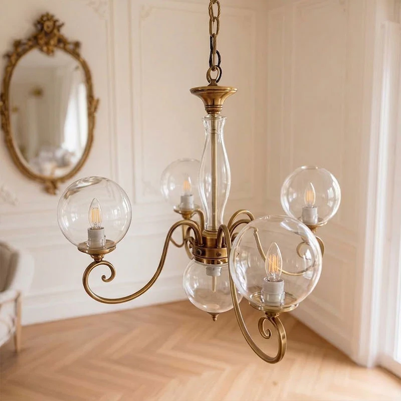 Celestine Glass Globe Chandelier
