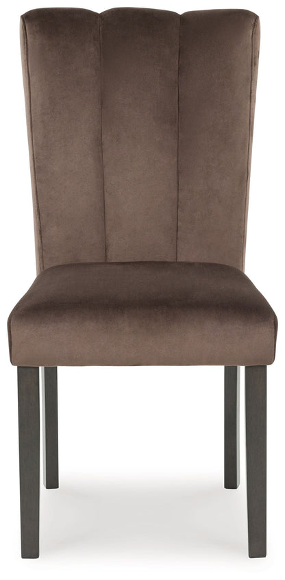 Jeshina - Dining Upholstered Side Chair (Set of 2) - Mocha