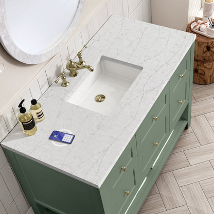James Martin Breckenridge 48" Single Bathroom Vanity, Smokey Celadon