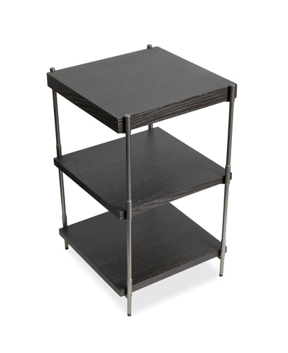 Spencer - Rectangular Accent Table - Dark Briarsmoke