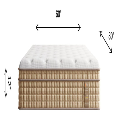 12" Hybrid Mattress With Innersprings & Gel Memory Foam