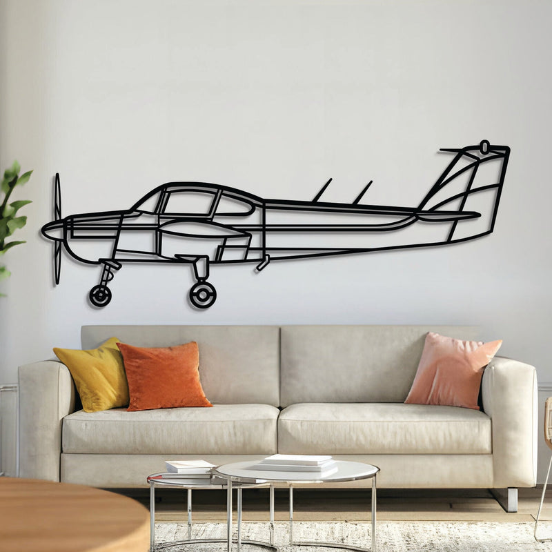 FA-200 Metal Aircraft Wall Art - NCP0564, front view