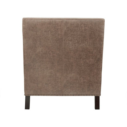 Shasta - Accent Chair With And Nail Buttons - Brown