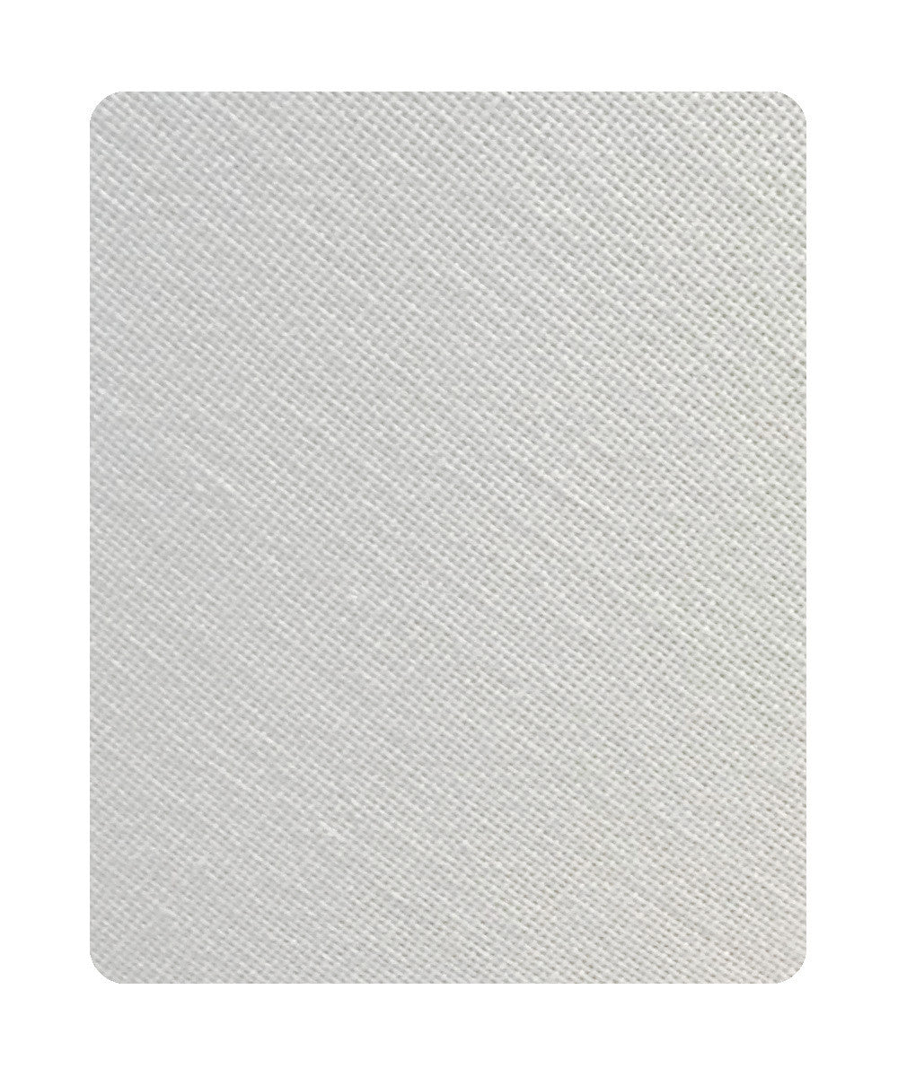 8"W x 7"H Empire Hardback White Linen Edison Clip-On Lampshade