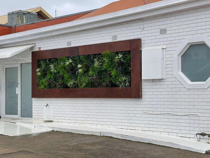Evergreen Triptych Artificial Vertical Garden Green Wall Panel Set of 3 33 SQ FT – UV Resistant – Commercial Grade