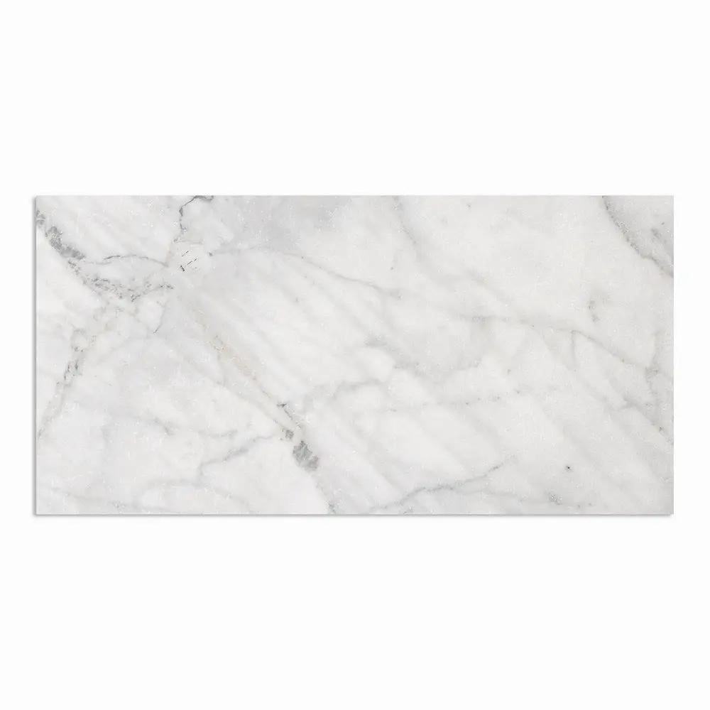 Fantasia Blanca Tumbled Marble Pavers 12x24