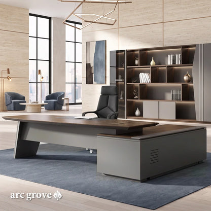 Finley · Modern L-Shaped Executive Desk