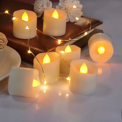 Flameless LED Candle Light – Warm White, Timed Light with Flashing Mode