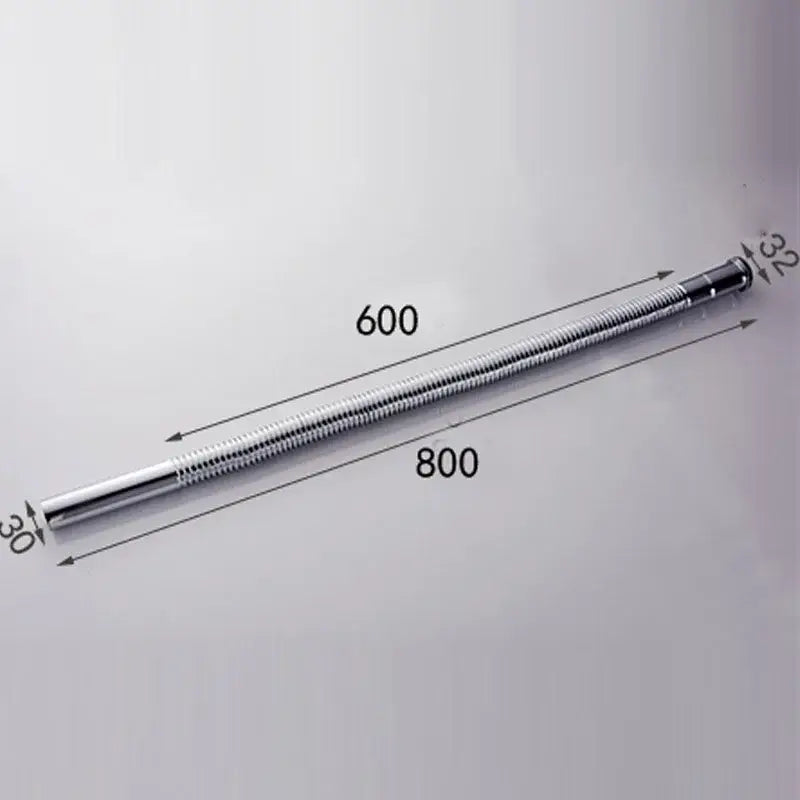Flexible chrome brass siphon sink drain pipe kitchen water tube