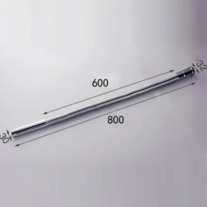 Flexible chrome brass siphon sink drain pipe kitchen water tube