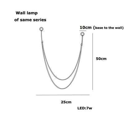 DecorBites™ Flexible Leather Belt LED Chandelier Lighting