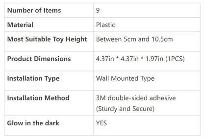 DecorBites™ Floating Display Shelf for Collectible Toys