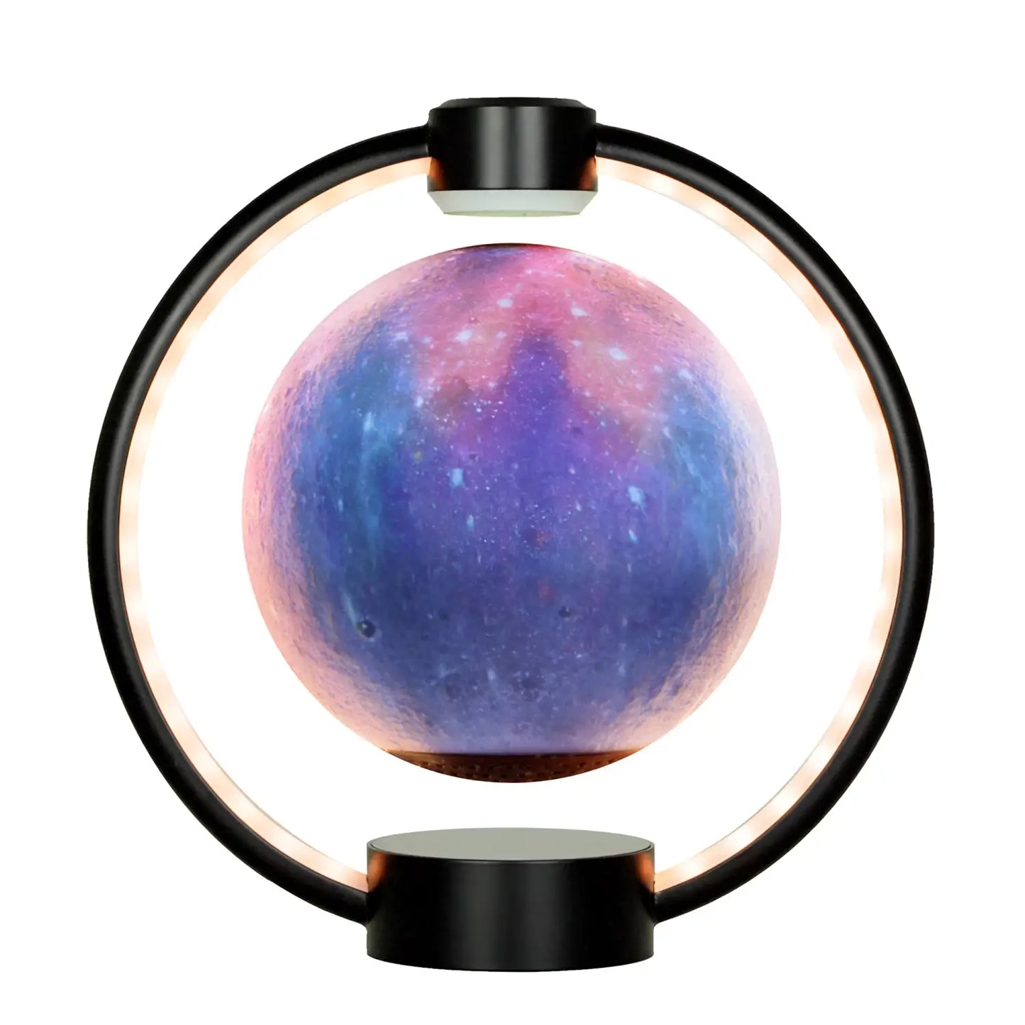 Floating Moon Lamp with Bluetooth Speaker and Colorful Lights
