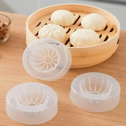 Floral and shell diy dumpling maker kitchen baozi mold