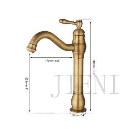 Floral black ceramics sink and brass faucet bathroom basin set