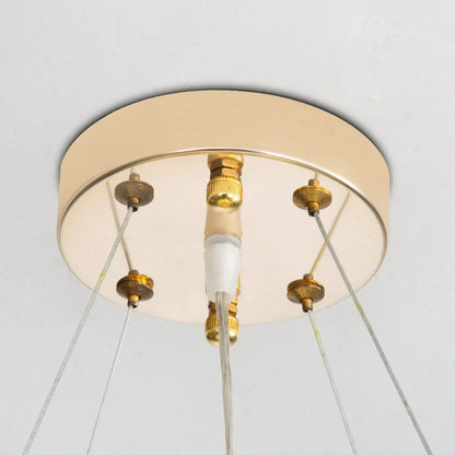 DecorBites™ Floral French White Ceramic Chandelier - Romantic Home Décor