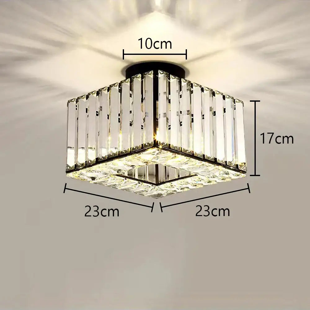 Floral gold glass crystal led ceiling chandelier for living room