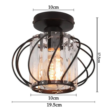 Floral gold glass crystal led ceiling chandelier for living room