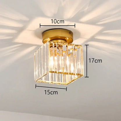 Floral gold glass crystal led ceiling chandelier for living room