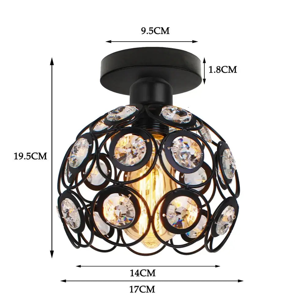 Floral gold glass crystal led ceiling chandelier for living room