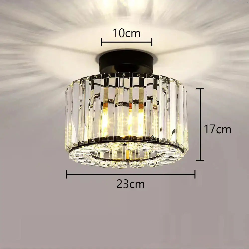 Floral gold glass crystal led ceiling chandelier for living room
