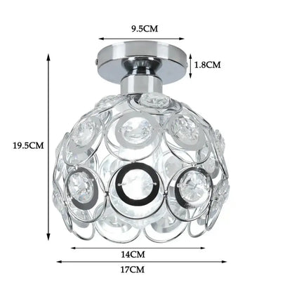 Floral gold glass crystal led ceiling chandelier for living room