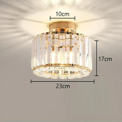 Floral gold glass crystal led ceiling chandelier for living room