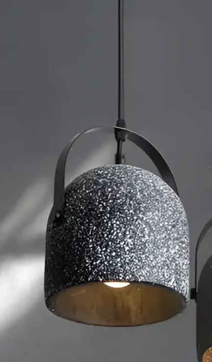 Floral green glass pendant lights for living room in golden brass