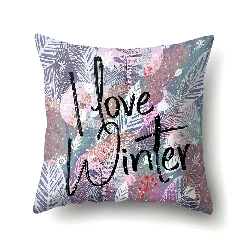 Floral green tropical leaves pillow cover bedroom seasonal decor