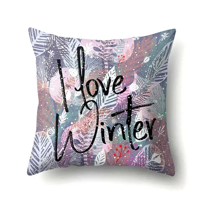 Floral green tropical leaves pillow cover bedroom seasonal decor