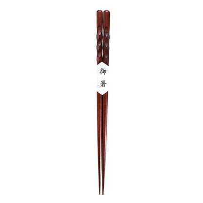 Floral patterned bamboo wood chopsticks set – dining room gift box