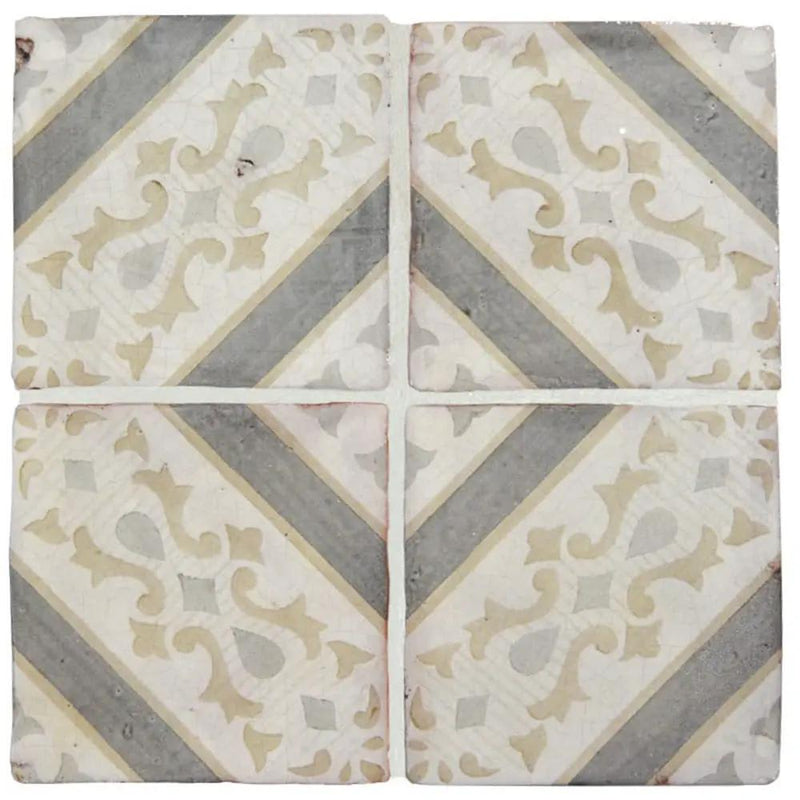 Florentine Glazed Terracotta Tiles 8x8
