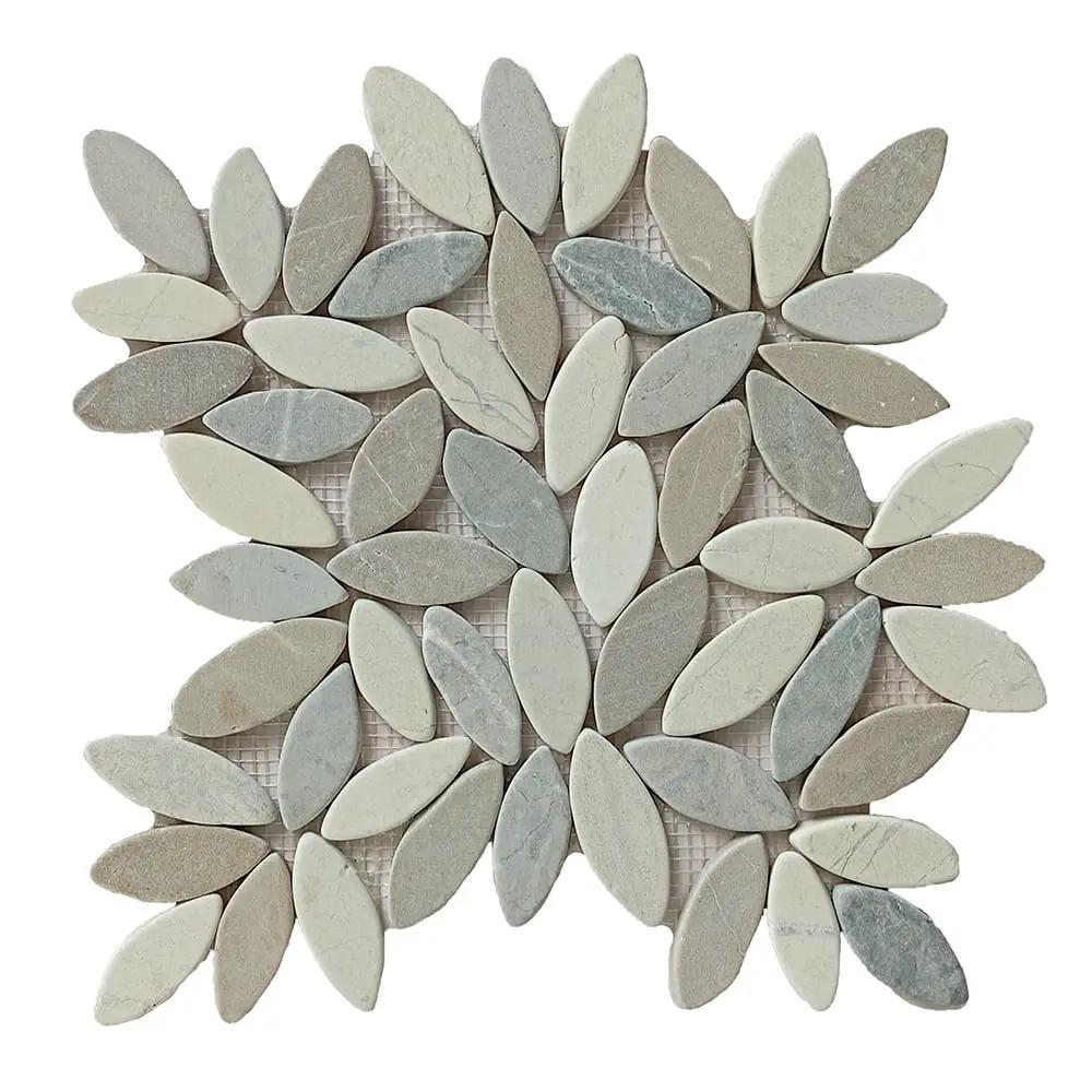 Floresta Flower Natural Pebble Mosaics 12x12