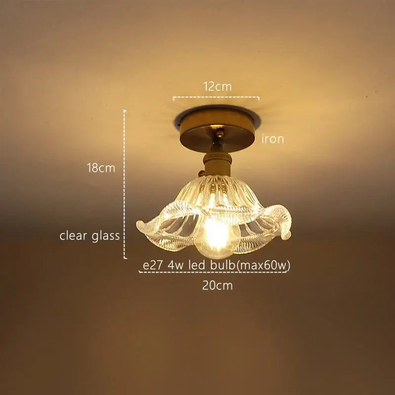 Fluted green stripe glass pendant light kitchen fixture