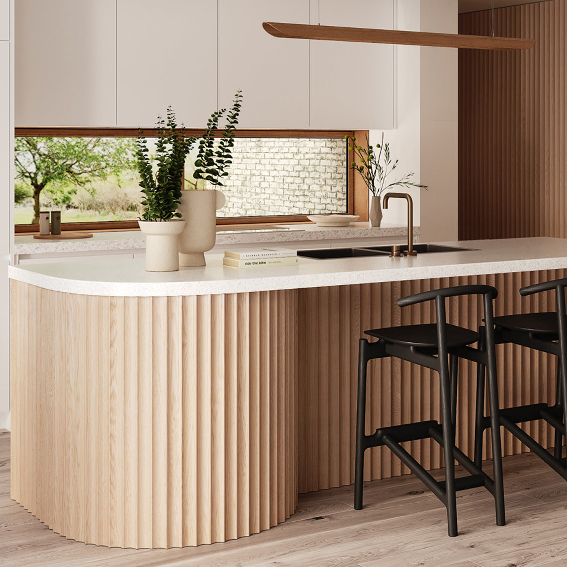Fluted Wood Panels