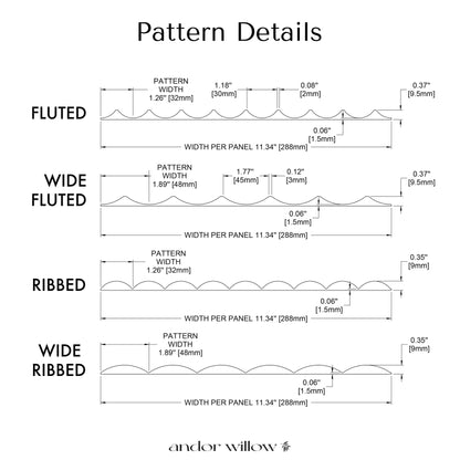 Fluted Wood Panels