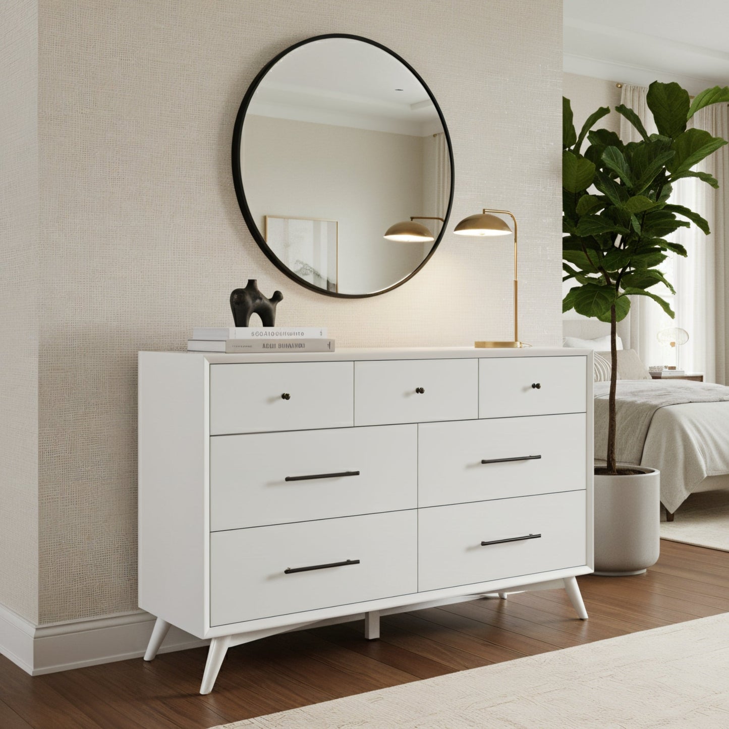 Flynn Dresser, White