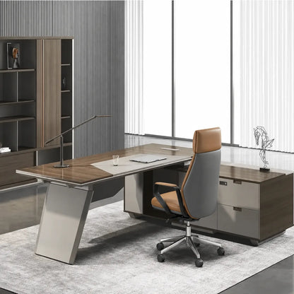 Flynn · Modern L-Shaped Executive Desk