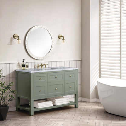 James Martin Breckenridge 48" Single Bathroom Vanity, Smokey Celadon