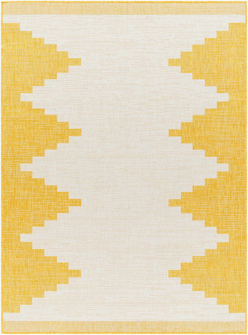 Djugun Yellow Outdoor Rug - Clearance