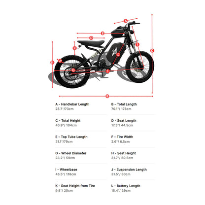 Freego Nova 3 Mid-Drive All-Terrain Electric Motorcycle, 3000W (SAK19582)