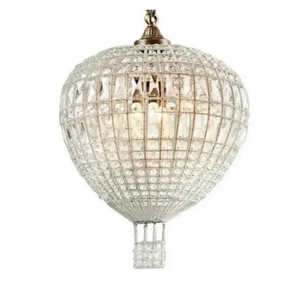 French balloon crystal pendant light for luxury living room