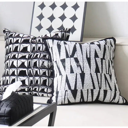 French cream bubble cushion cover living room textured pillow case