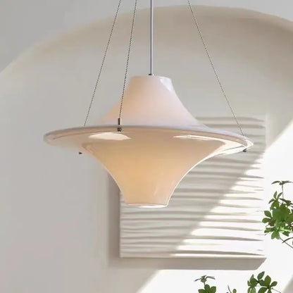 French cream modern chandelier white ceramic pendant for dining room