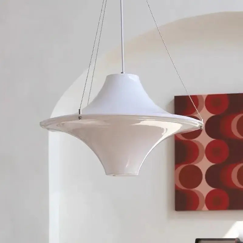 French cream modern chandelier white ceramic pendant for dining room