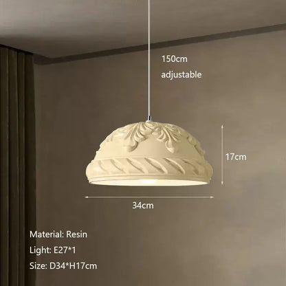 French cream style led chandelier for dining room and kitchen