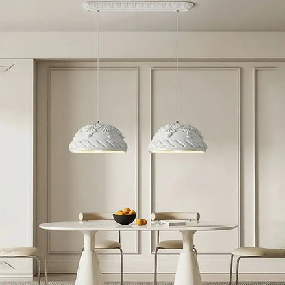 French cream style led chandelier for dining room and kitchen