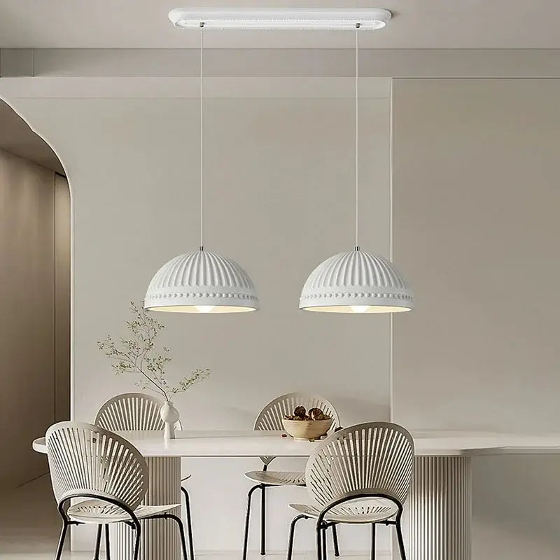 French cream style led chandelier for dining room and kitchen